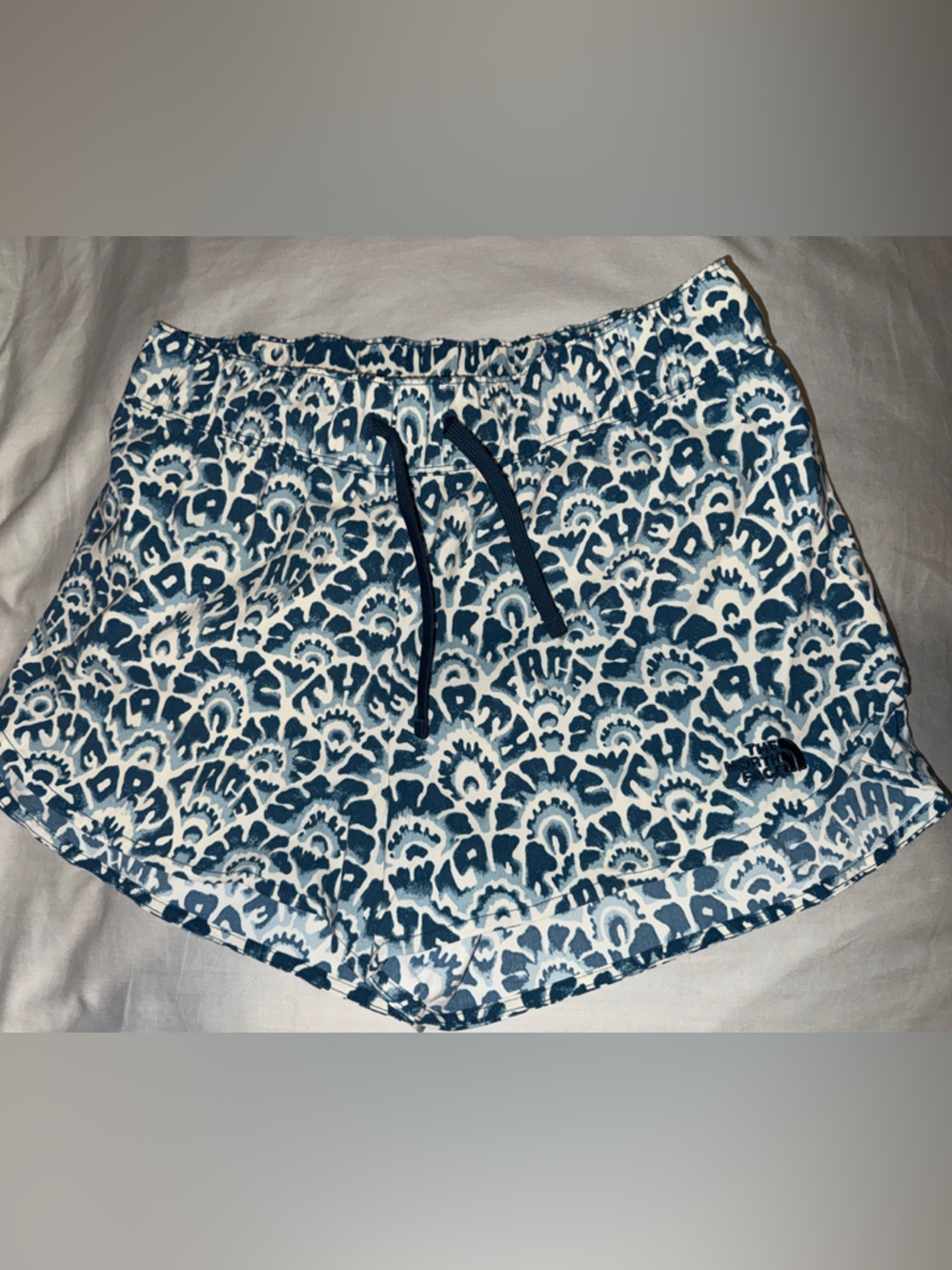 The North Face Blue & White Patterned Women’s Swim Shorts
